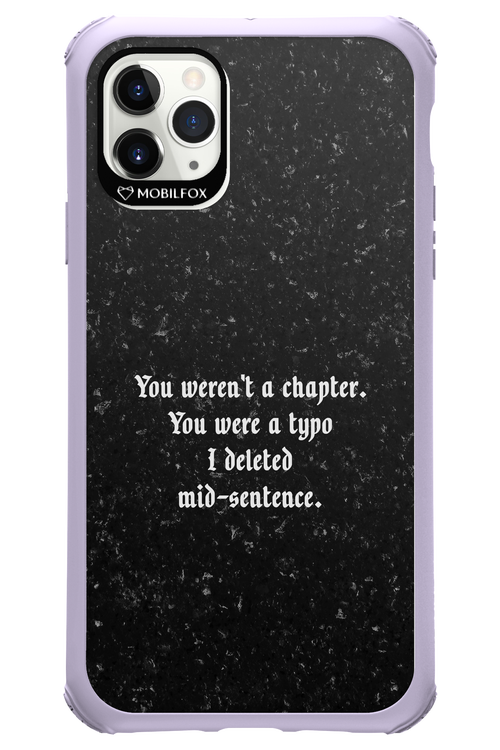 A Typo - Apple iPhone 11 Pro Max