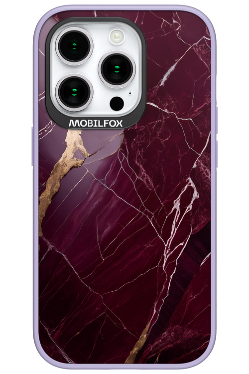 Burgundy Marble - Apple iPhone 15 Pro