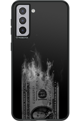 Money Burn B&W - Samsung Galaxy S21+