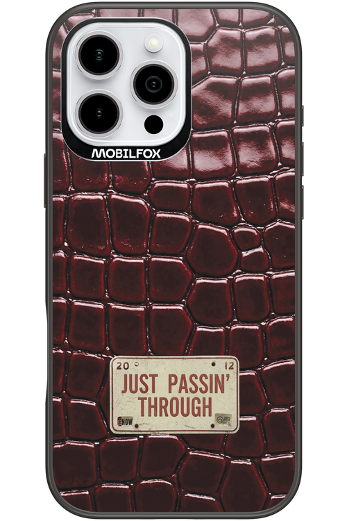 Just passin through 2.0 - Apple iPhone 16 Pro Max
