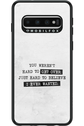 Hard to Believe - Samsung Galaxy S10