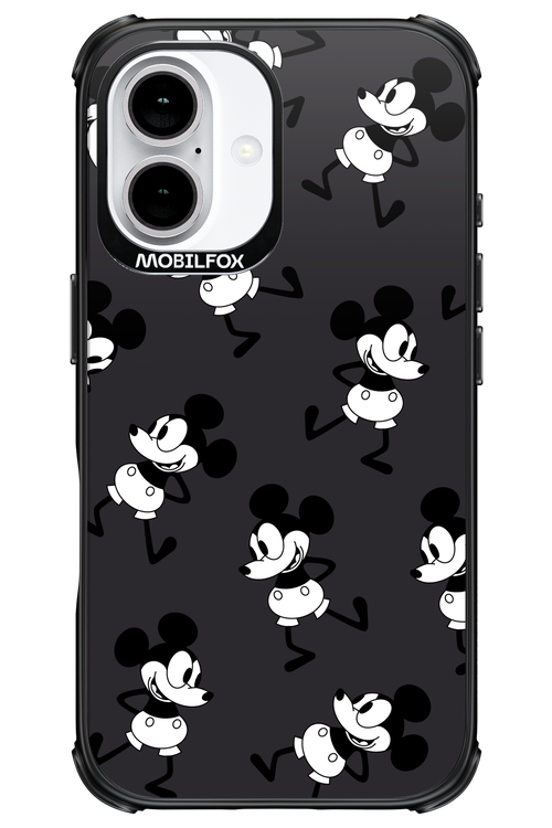 Iconic Mouse (antracite pattern) - Apple iPhone 16