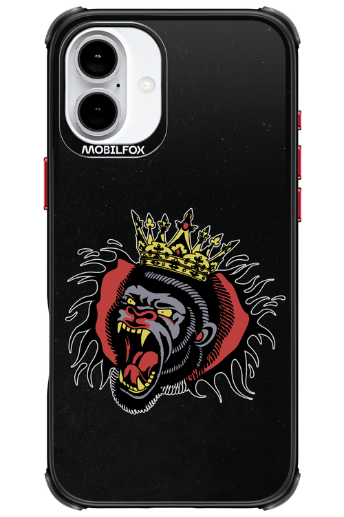 Monkey Rage Black - Apple iPhone 16 Plus