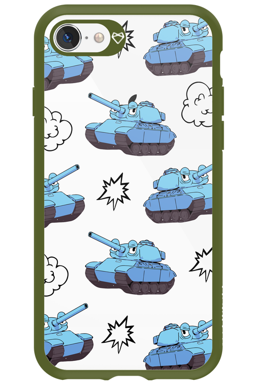 Tank Guy Transparent 2.0 - Apple iPhone 8