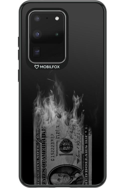 Money Burn B&W 2.0 - Samsung Galaxy S20 Ultra 5G
