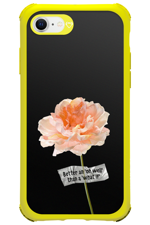 Flower Black - Apple iPhone SE 2022