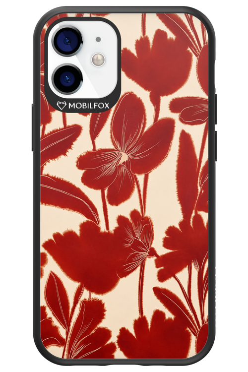 Burgundy Flowers 2.0 - Apple iPhone 12 Mini