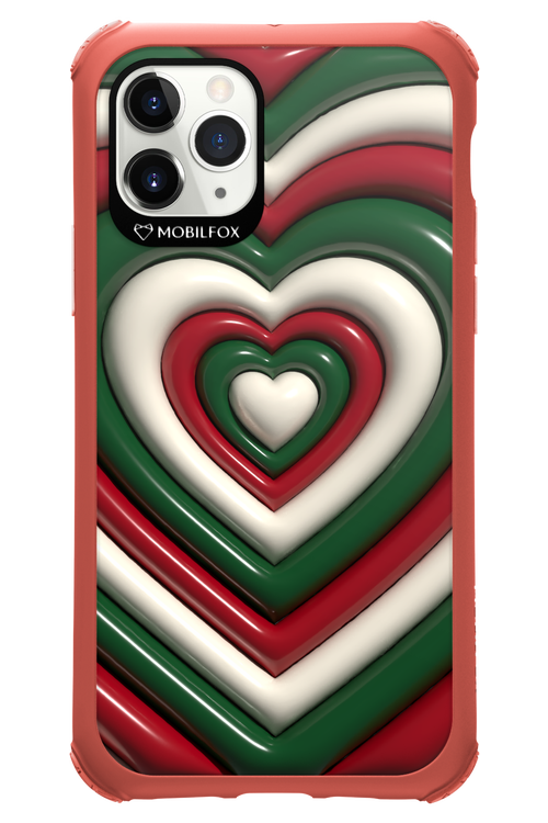 XMAS Hearts - Apple iPhone 11 Pro