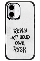 At Your Own Risk - Apple iPhone 16