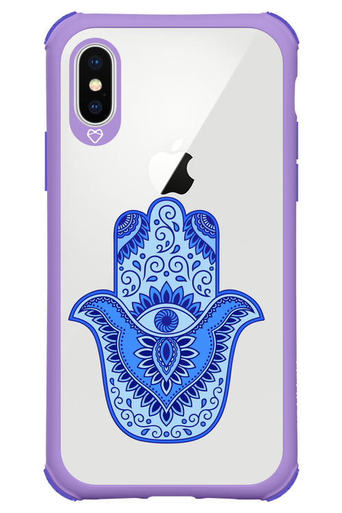 Hamsa Blue - Apple iPhone XS