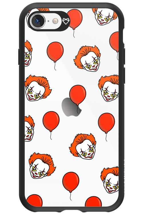 Mystery Clown (Transparent) - Apple iPhone SE 2022