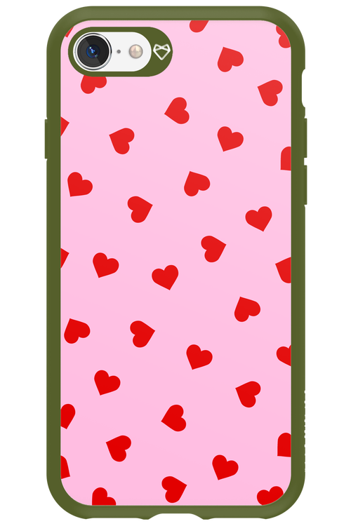 Sprinkle Heart Pink - Apple iPhone 8