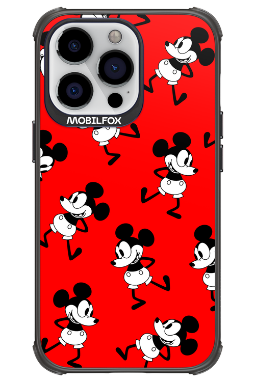 Iconic Mouse (red pattern) - Apple iPhone 13 Pro