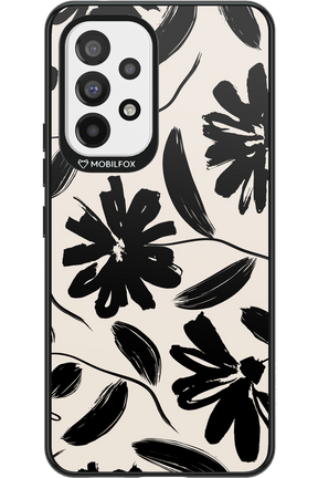 Monochrome Flowerss - Samsung Galaxy A53