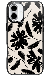 Monochrome Flowerss 2.0 - Apple iPhone 16 Plus
