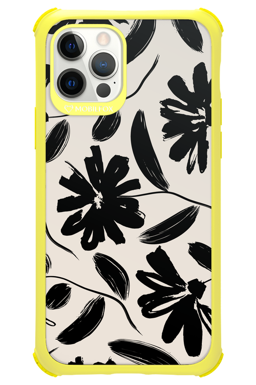 Monochrome Flowerss - Apple iPhone 12 Pro