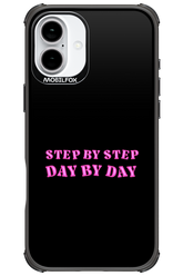 Step by Step Black - Apple iPhone 16 Plus