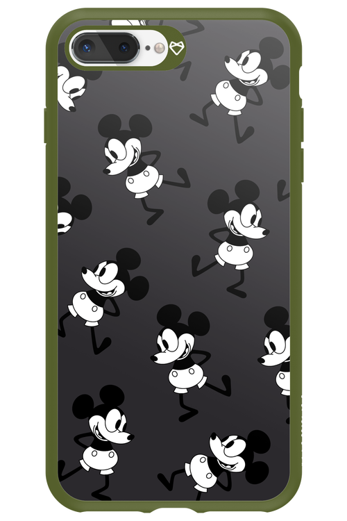 Iconic Mouse (antracite pattern) - Apple iPhone 7 Plus