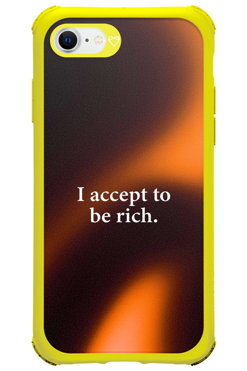 I accept to be rich - Apple iPhone 7
