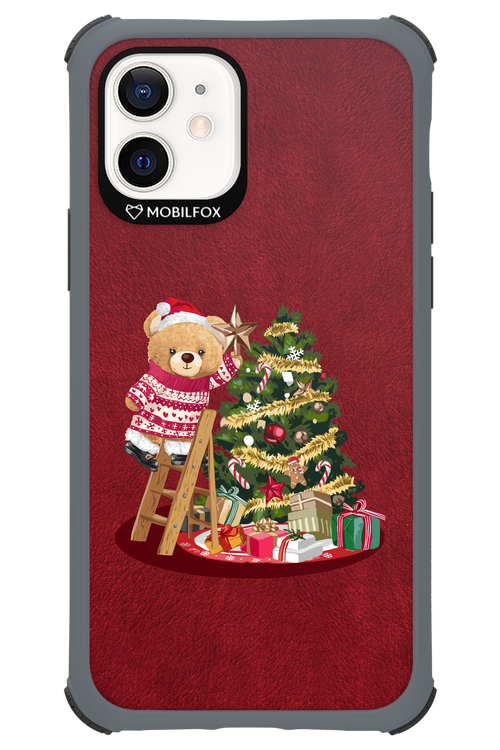Christmas Bear (Burgundy) - Apple iPhone 12