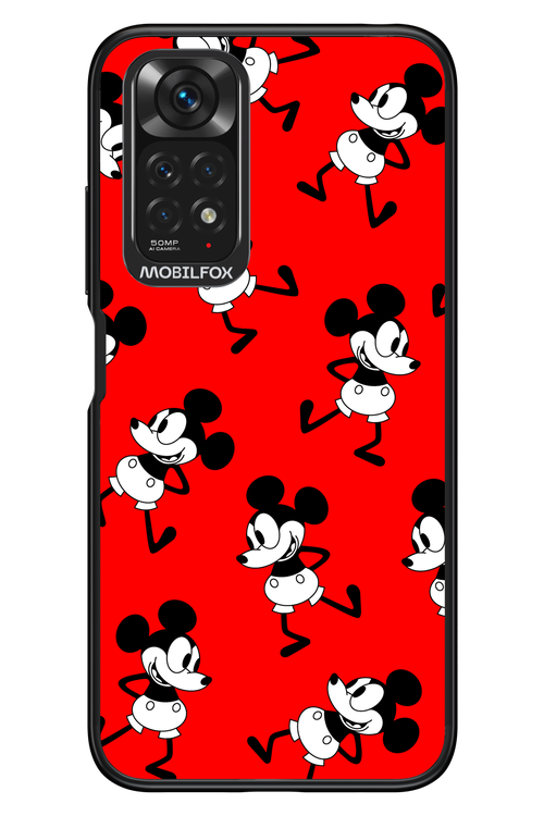 Iconic Mouse (red pattern) - Xiaomi Redmi Note 11/11S 4G