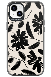 Monochrome Flowerss 2.0 - Apple iPhone 14 Plus