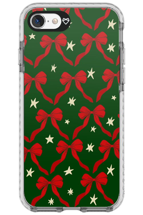 Bow & Stars (Green) - Apple iPhone 7