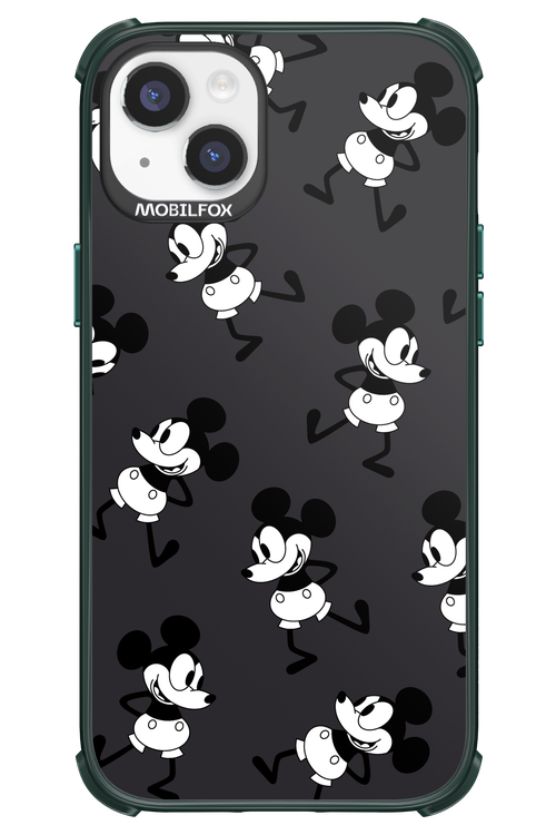 Iconic Mouse (antracite pattern) - Apple iPhone 14 Plus