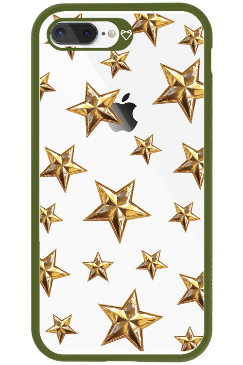 Gold Stars - Apple iPhone 8 Plus