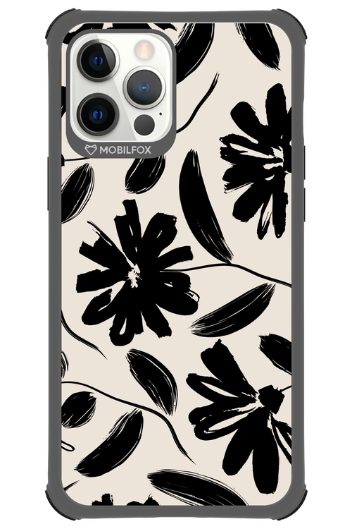 Monochrome Flowerss 2.0 - Apple iPhone 12 Pro Max