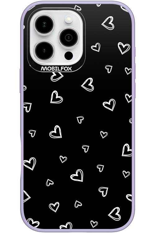 Monochrome Hearts 2.0 - Apple iPhone 16 Pro Max