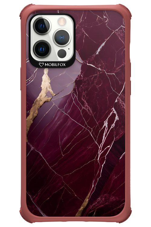 Burgundy Marble 2.0 - Apple iPhone 12 Pro Max