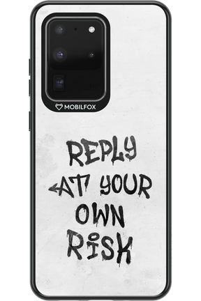 At Your Own Risk 2.0 - Samsung Galaxy S20 Ultra 5G