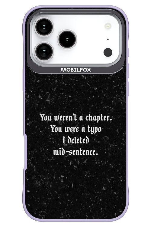 A Typo - Apple iPhone 17 Pro Max