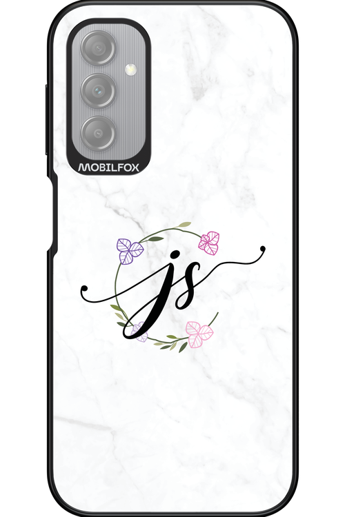 JS Monogram White - Samsung Galaxy A14