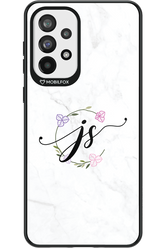 JS Monogram White - Samsung Galaxy A73