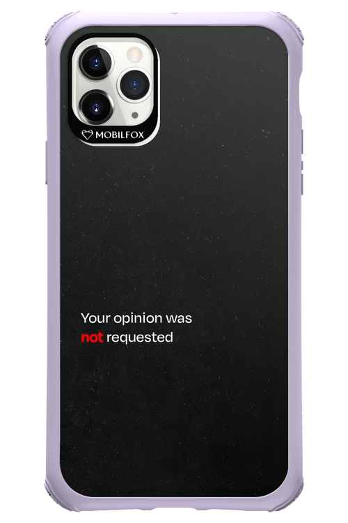 Not Requested 2.0 - Apple iPhone 11 Pro Max