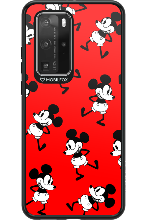 Iconic Mouse (red pattern) - Huawei P40 Pro