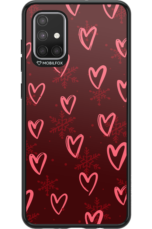 Christmas Hearts - Samsung Galaxy A71