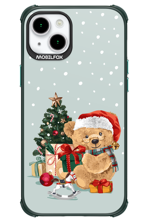 Merry Christmas Bear - Apple iPhone 15 Plus