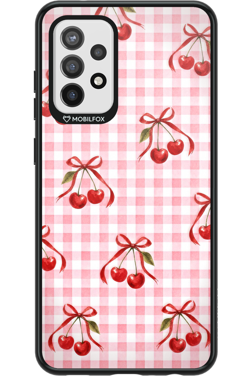 Pink Cherry Checked 2.0 - Samsung Galaxy A72