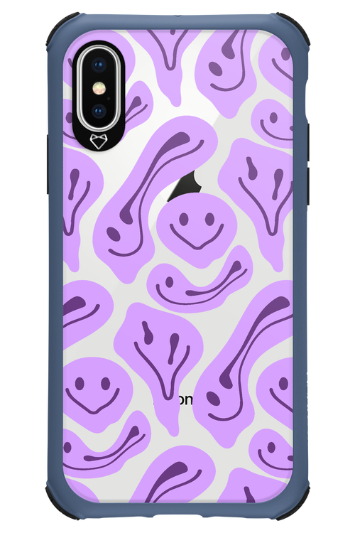 Fluid Smiley Purple - Apple iPhone XS