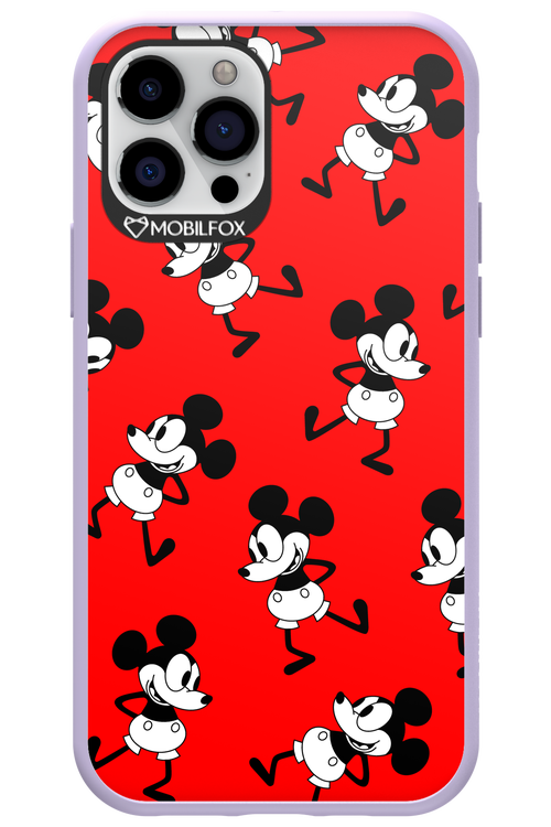 Iconic Mouse (red pattern) - Apple iPhone 12 Pro