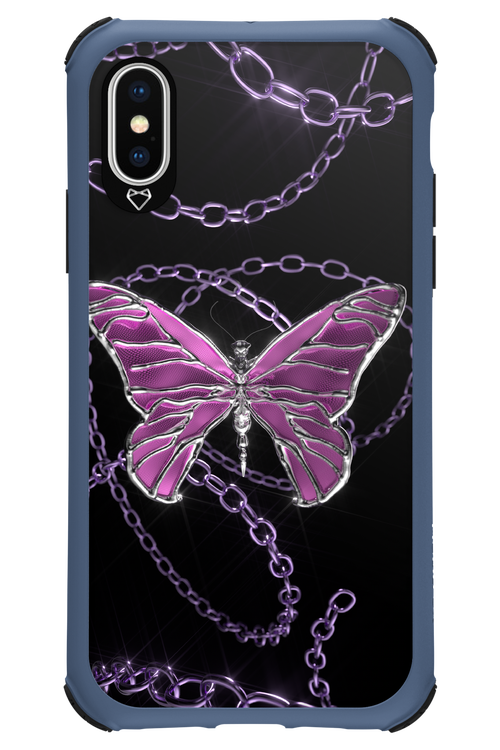 Butterfly Necklace - Apple iPhone X