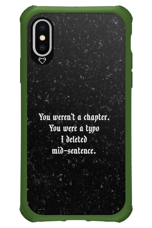 A Typo - Apple iPhone X