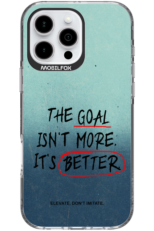 The Goal 2.0 - Apple iPhone 16 Pro Max