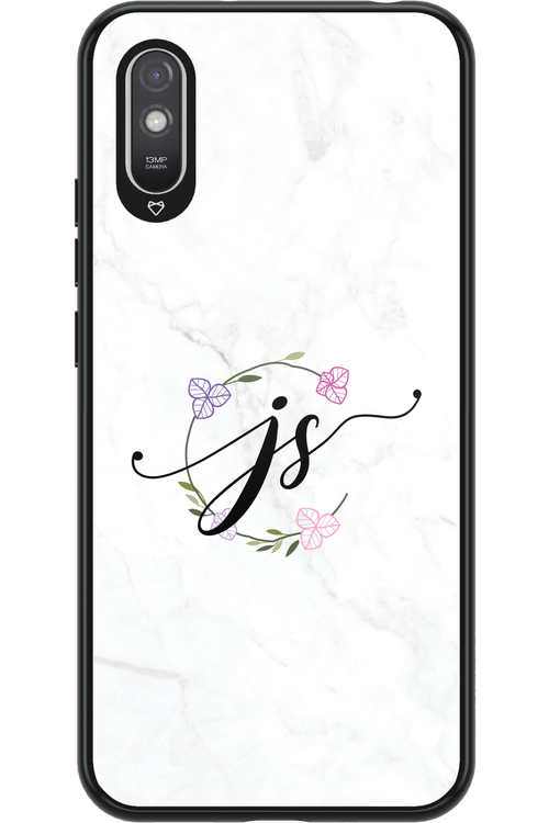 JS Monogram White - Xiaomi Redmi 9A