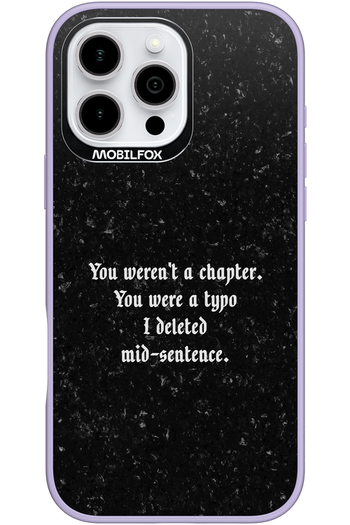 A Typo - Apple iPhone 16 Pro Max