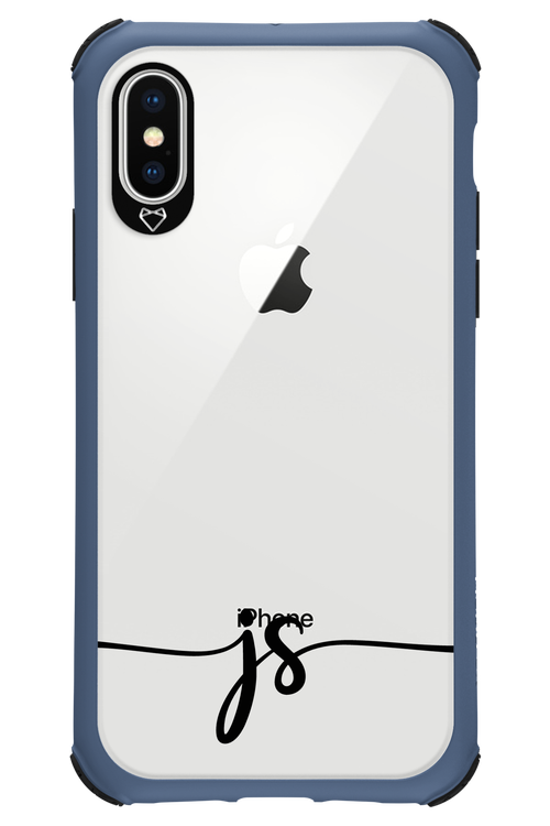 JS Monogram - Apple iPhone X