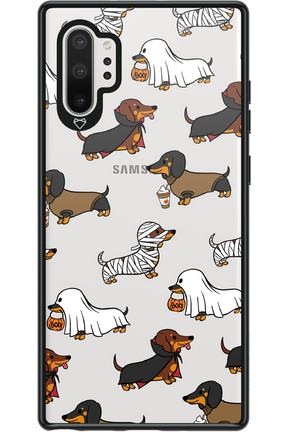 Scary Dachshund (Transparent) - Samsung Galaxy Note 10+